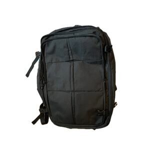 Target Charging Clamshell Black Padded Charging Backpack
